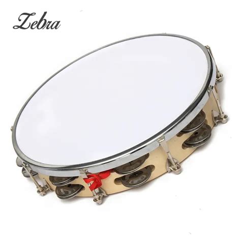 New Arrival 10" Capoeira Leather Pandeiro Drum Music Instruments Tambourine Percussion ...