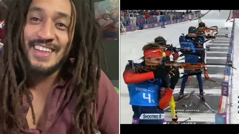 This is the WEIRDEST Sport in the Olympics (Biathlon) 😳⛷🔫 - YouTube