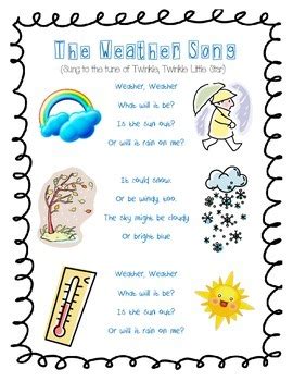 The Weather Song by Plans by Court | TPT