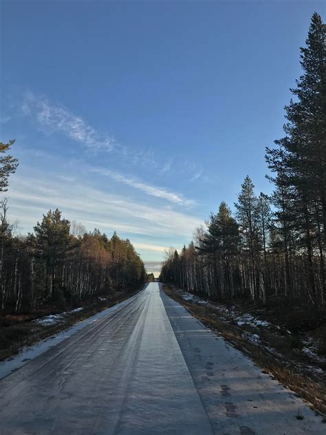 Winter in northern sweden begins : r/pics