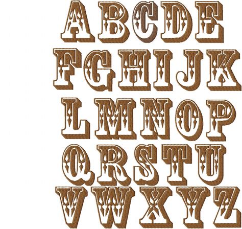 Western Advertising Font - comes in 2 inch size | Bling Sass & Sparkle