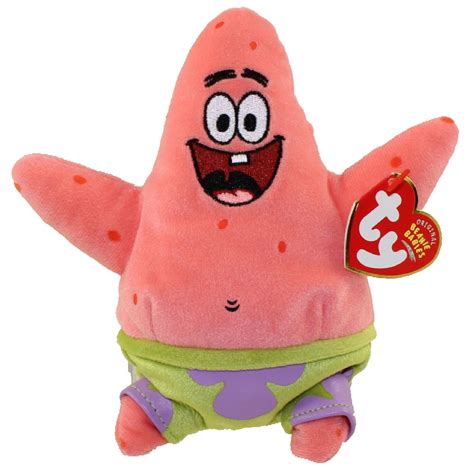 TY Beanie Baby - PATRICK STAR ( SpongeBob Movie Promo ) (7 inch) (Mint): Sell2BBNovelties.com ...