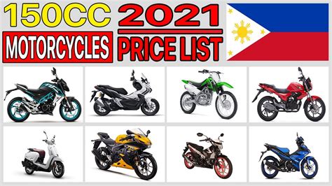 150CC MOTORCYCLE PRICE LIST IN PHILIPPINES 2021 - YouTube