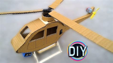 DIY Cardboard Helicopter (VERY EASY), The DIY Channel