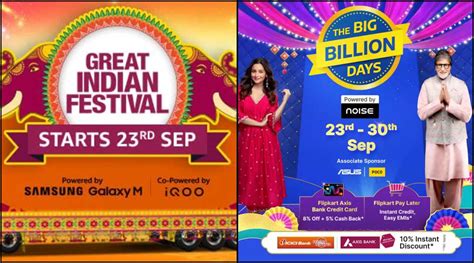 Amazon Great Indian Festival, Flipkart Big Billion Days sale: Best ...