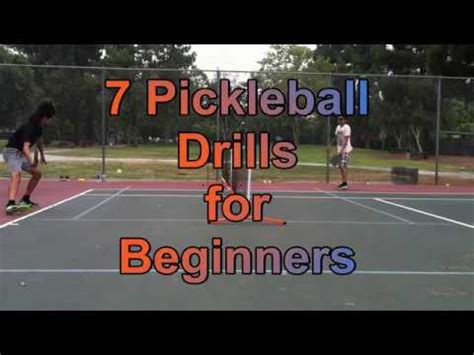 Pickleball Drills For Beginners 2018 - YouTube