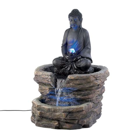 Garden Fountain With Buddha Statue