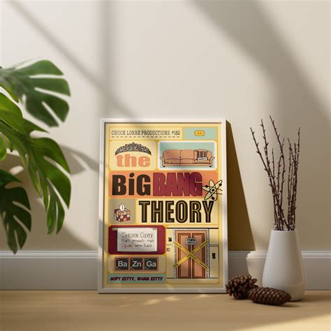 The Big Bang Theory Poster Sitcom Poster TV Series Poster - Etsy