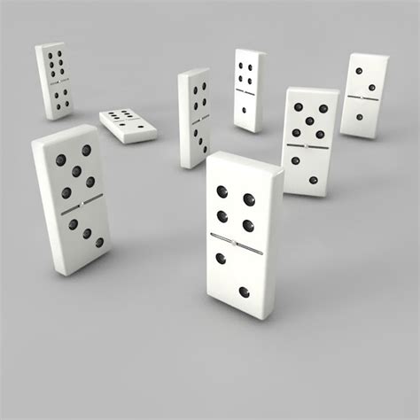 3d dominoes s model