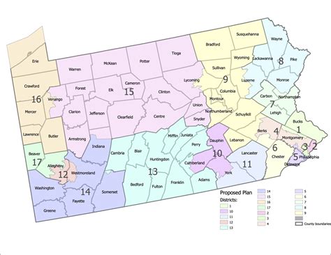 Pennsylvania Senate District Map - Prue Ursala