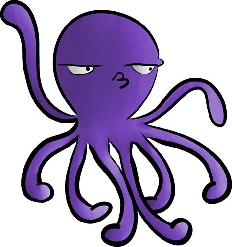 Purple Octopus by hinatabel on DeviantArt