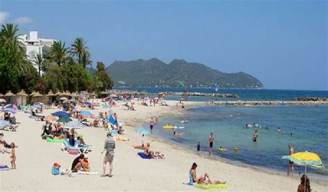 The Beach in Cala Bona Majorca Spain Cala Bona, Balearic Islands, Majorca, Canary Islands ...