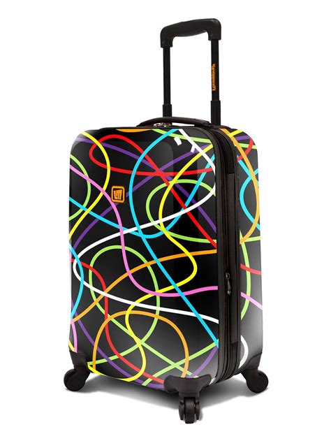 Black Scribblz 22 Expandable Carry-On Spinner Luggage - Walmart.com