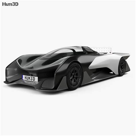 Faraday Future FFZERO1 2016 3D model - Download Sports car on 3DModels.org