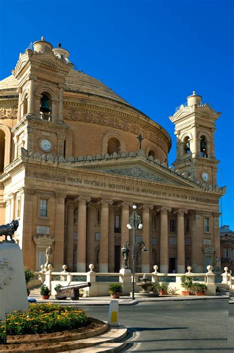 The Rotunda Of Mosta Is A Roman Catholic Church In Mosta, Malta Stock Photo - Image of ...