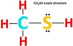 CH3SH lewis structure, molecular geometry, hybridization, polarity