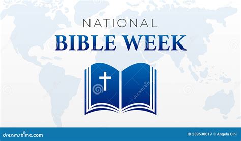 National Bible Week Background Illustration Stock Vector - Illustration of biblia, national ...