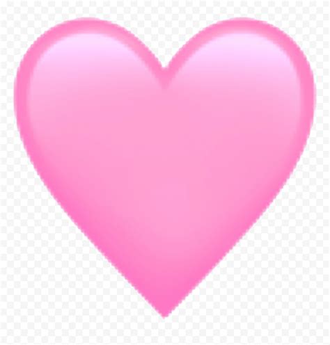 Download Pink Heart Emoji Transparent Background | Pxpng