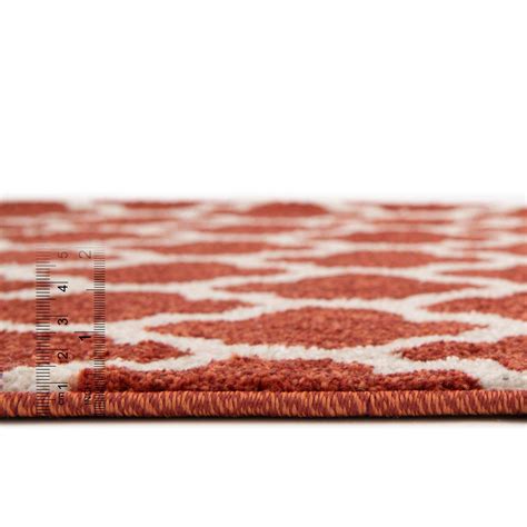 Light Terracotta 7' x 10' Trellis Rug | eSaleRugs