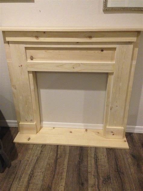 Diy faux fireplace mantel – Artofit