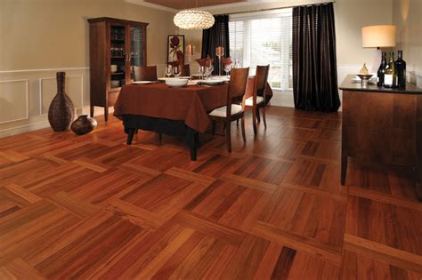 Mirage Brazilian Cherry Jatoba Herringbone Natural Engineered Hardwood ...