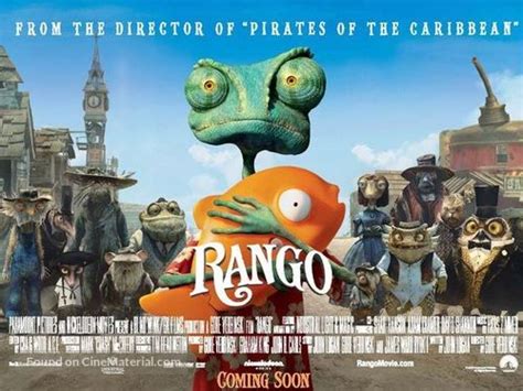 Rango (2011) British movie poster