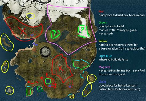 The Forest Base Locations Map - BEST GAMES WALKTHROUGH