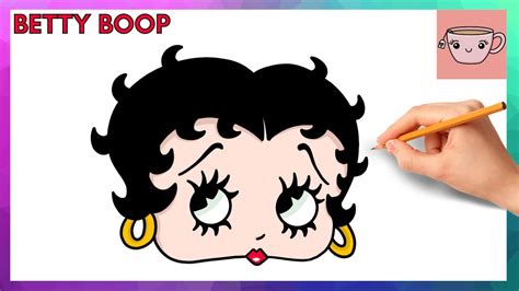 How To Draw Betty Boop | Easy Step By Step Drawing Tutorial - YouTube