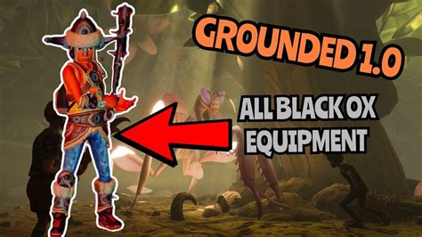 Grounded 1.0 Full BLACK OX Armour & Crossbow Tutorial - YouTube