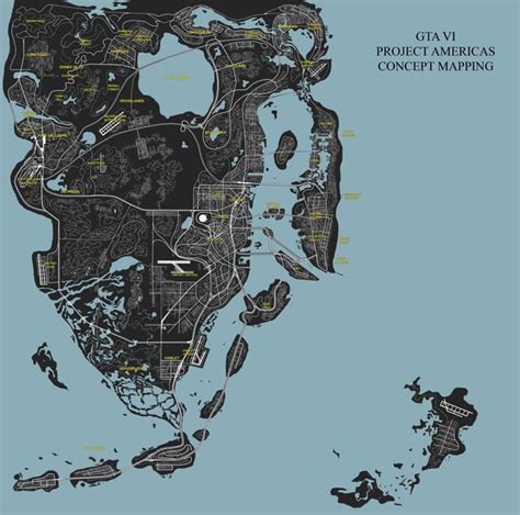 GTA 6 Concept Map : r/GTA