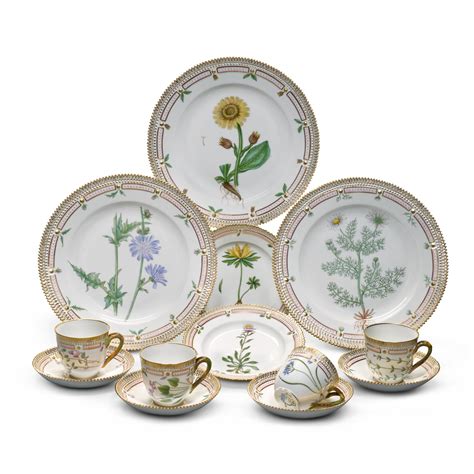 A Royal Copenhagen `Flora Danica` pattern part service, 20th century | Easter Feast | 2021 ...