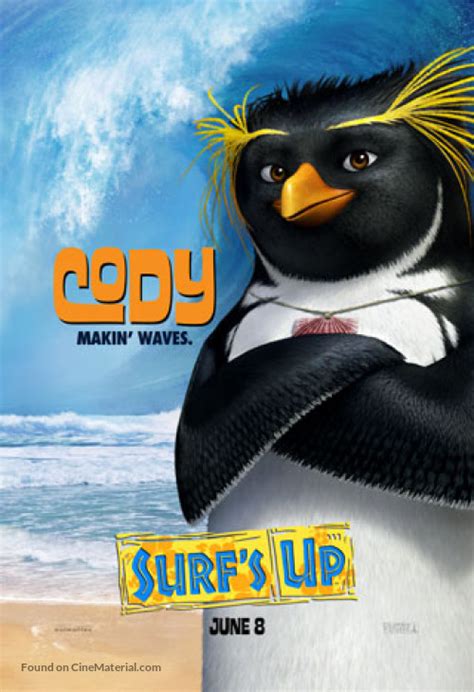 Image - Surf's Up - Cody Maverick character poster 1.jpg | Surf's Up Wiki | FANDOM powered by Wikia