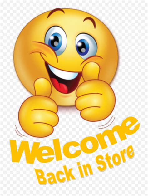 Welcome Back - Happy Emoji,Welcome Emoticon - Free Emoji PNG Images - EmojiSky.com