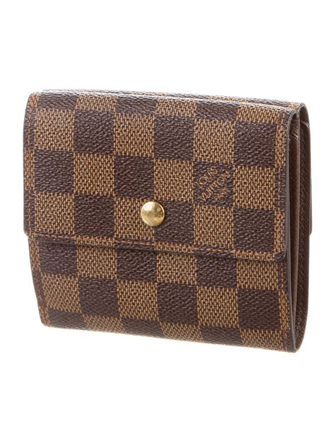 Louis Vuitton Damier Ebene Elise Wallet - Accessories - LOU106601 | The RealReal