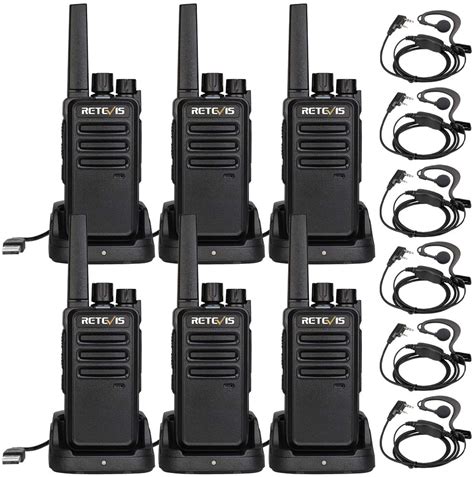 RETEVIS RT68 Walkie Talkies Adults Long Range, FRS Handsfree Small ...