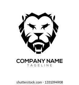 King Lion Logo Design Stock Vector (Royalty Free) 1331094908 | Shutterstock