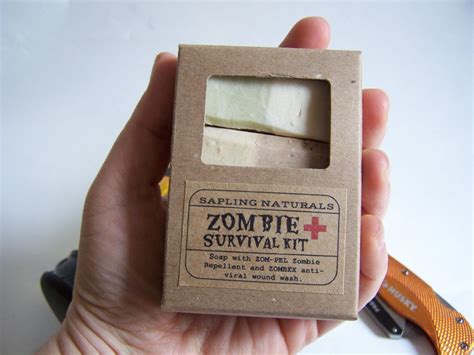 Zombie Survival Kit travel size great gift for men nerds