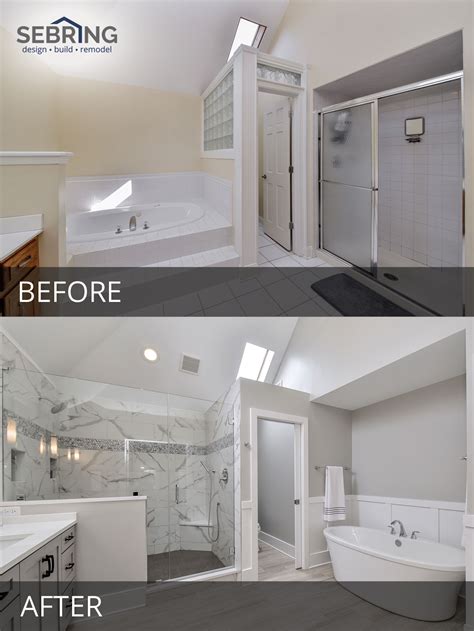 Sarah & Ray’s Master Bathroom Before & After Pictures | Sebring Design ...