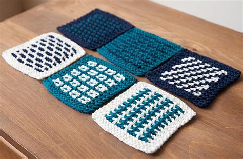 Slip Stitch Knitting: Free Mosaic Knitting Patterns | Knitfarious