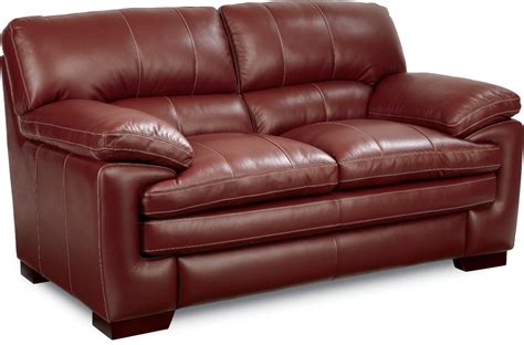 Red Leather Loveseat – Flower Love