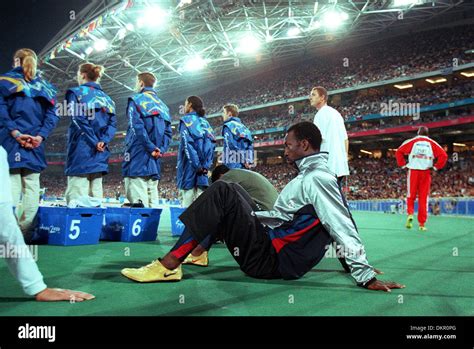 MICHAEL JOHNSON.400 METRES, SYDNEY OLYMPICS.Y, AUSTRALIA.OLYMPIC ...