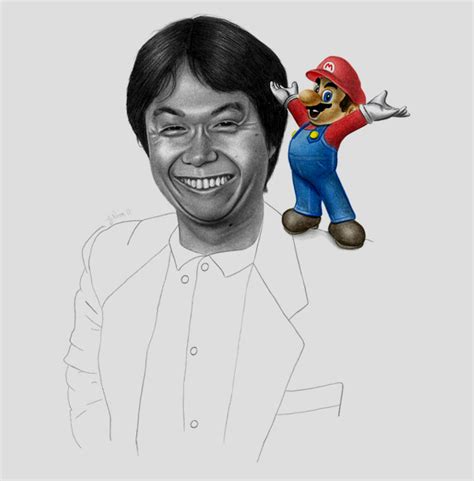 Shigeru Miyamoto by GeeeO on DeviantArt