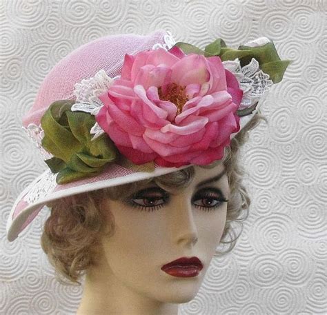 Shabby Chic Pink Tea Party Hat | Tea party hats, Pink tea party, Tea hats