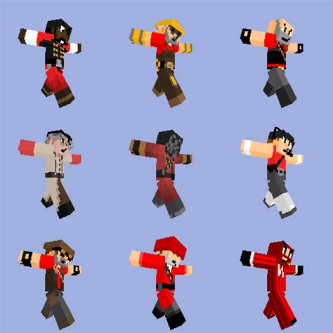 TF2 Minecraft -ALL SKINS- by FtLvr123 on DeviantArt