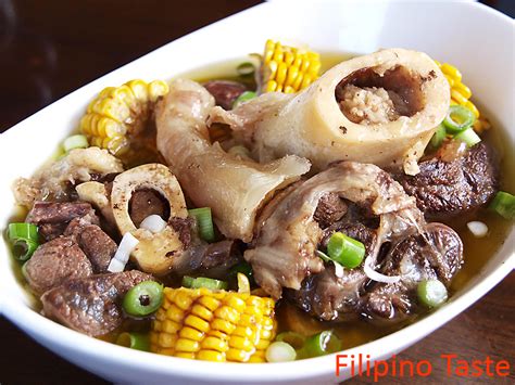 Filipino Taste: BEEF BONE MARROW SOUP (BULALO)