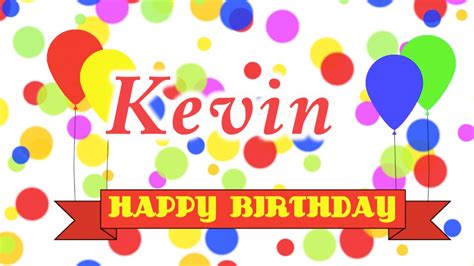 Happy Birthday Kevin Song - YouTube