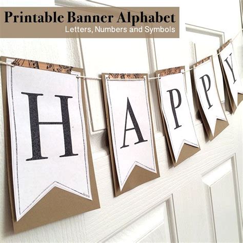 Printable Full Alphabet for Banners | Printable letter templates ...