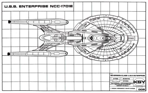 Republic (SPQR): Star Trek Blueprints: Sovereign Class Federation Starship U.S.S. Enterprise NCC ...