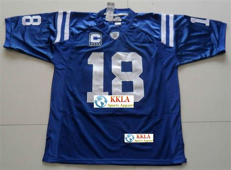 China Blue Football Jerseys - China Indianapolis Colts Jersey, Colts Jerseys