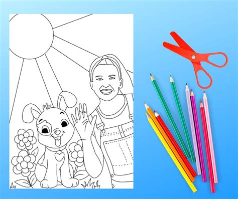 Buy MS RACHEL COLORING Pages Ms Rachel Party Printable Ms Rachel Online in India - Etsy